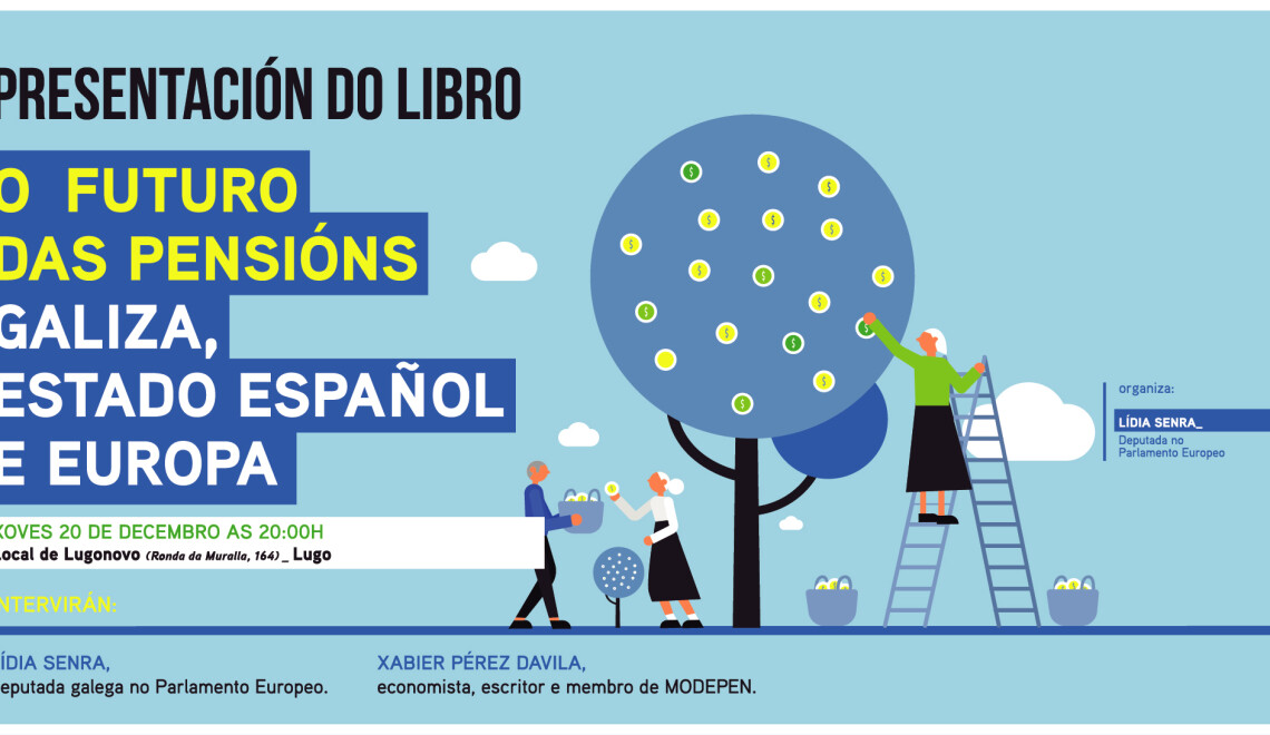 Cartel presentacion libro pensions en Lugo 201218
